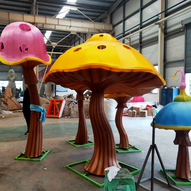 Attractive festival outdoor light display led mushroom lights