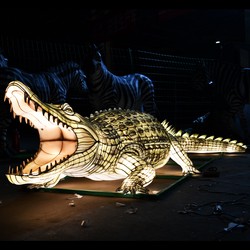 Chinese realistic animal crocodile lights