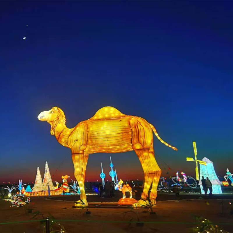 Illuminating Kuwait's Coast: Cultural Light Art & Dinosaur Spectacle
